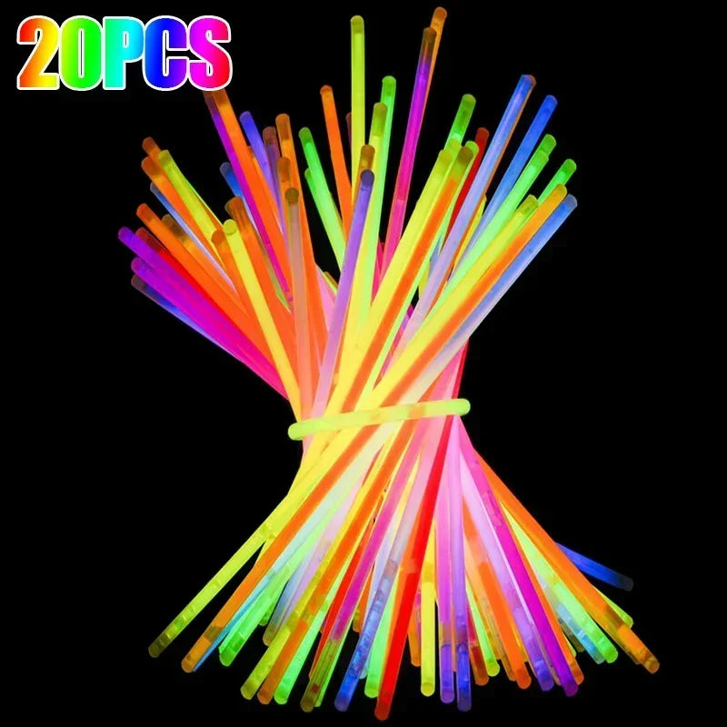 Luminous Glow Sticks – DIY Glowing Bracelets, Necklaces & Party Decor