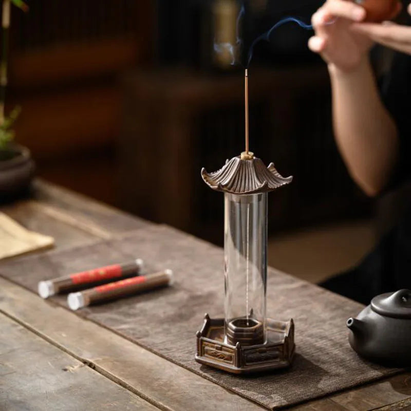 Hexagonal Pavilion Incense Holder – A Stylish and Relaxing Addition to Your Home