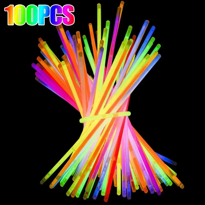 Luminous Glow Sticks – DIY Glowing Bracelets, Necklaces & Party Decor