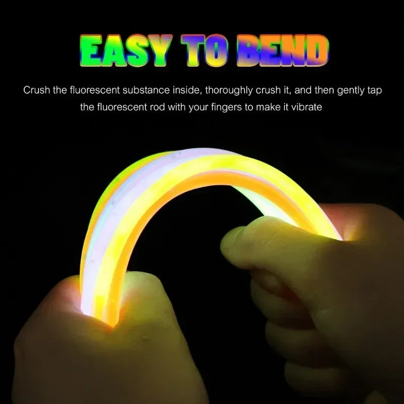 Luminous Glow Sticks – DIY Glowing Bracelets, Necklaces & Party Decor