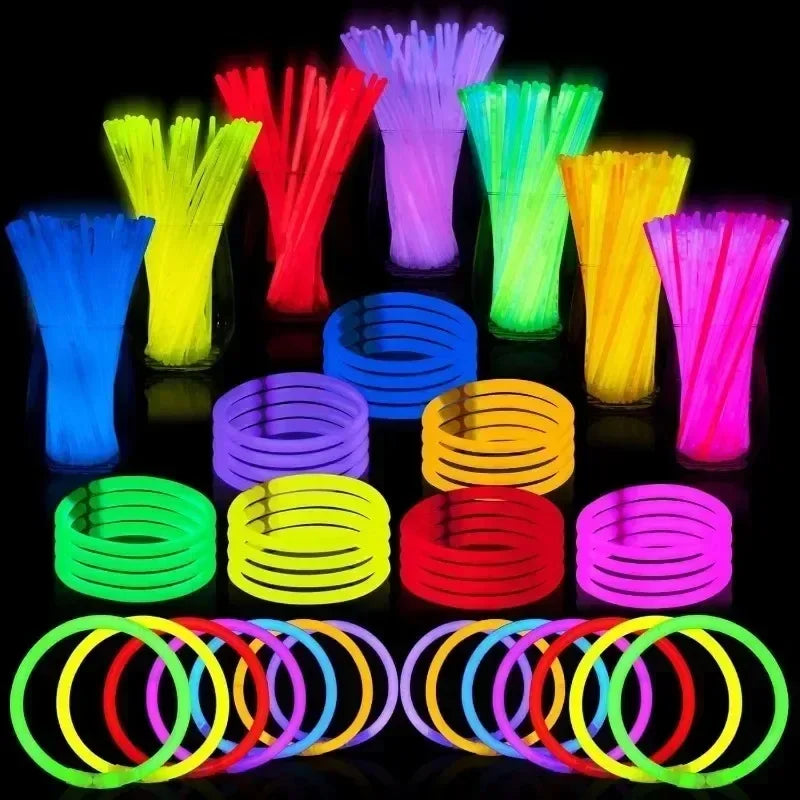 Luminous Glow Sticks – DIY Glowing Bracelets, Necklaces & Party Decor