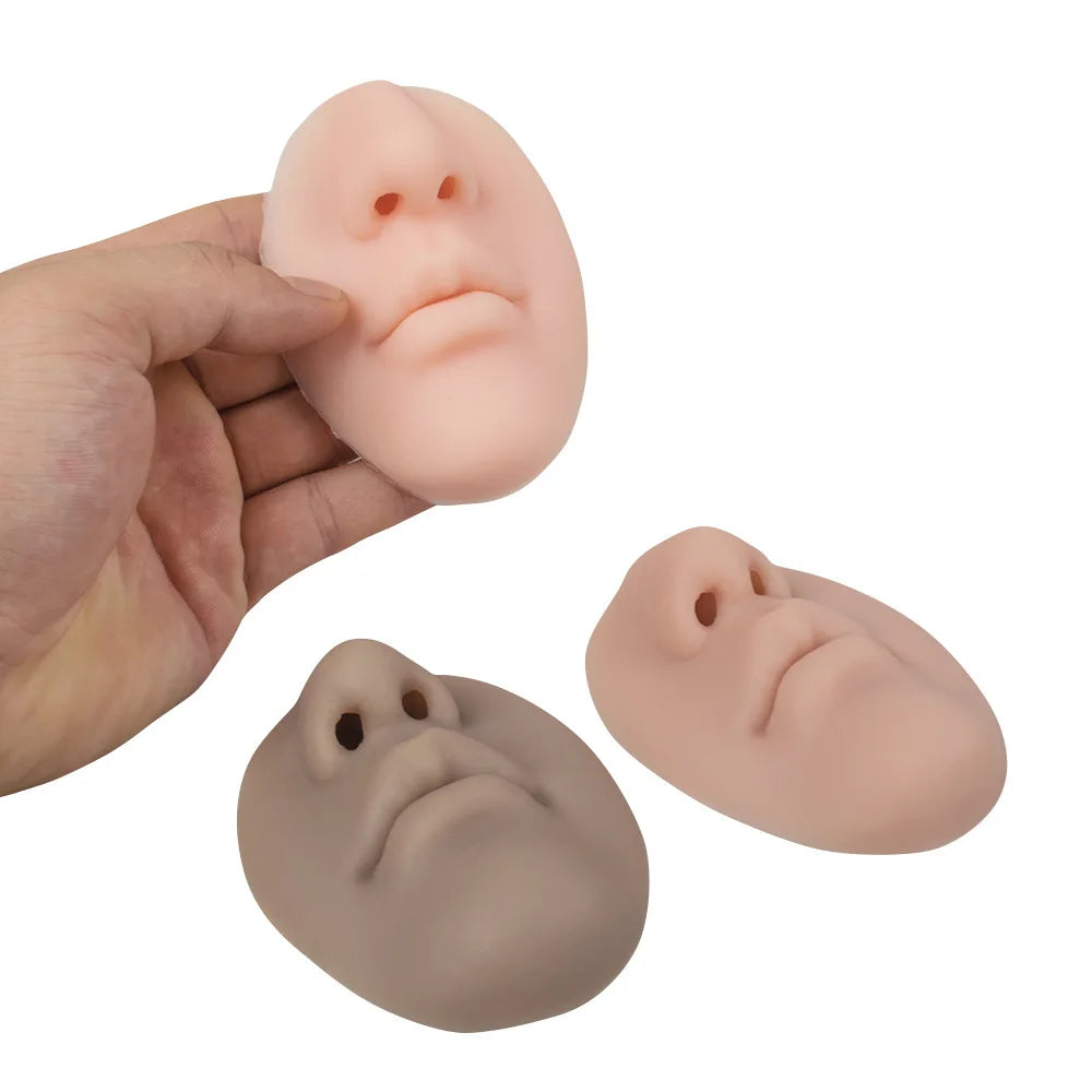 Silicone Face Toy | Funny Stress Relief & Decorative Gadget