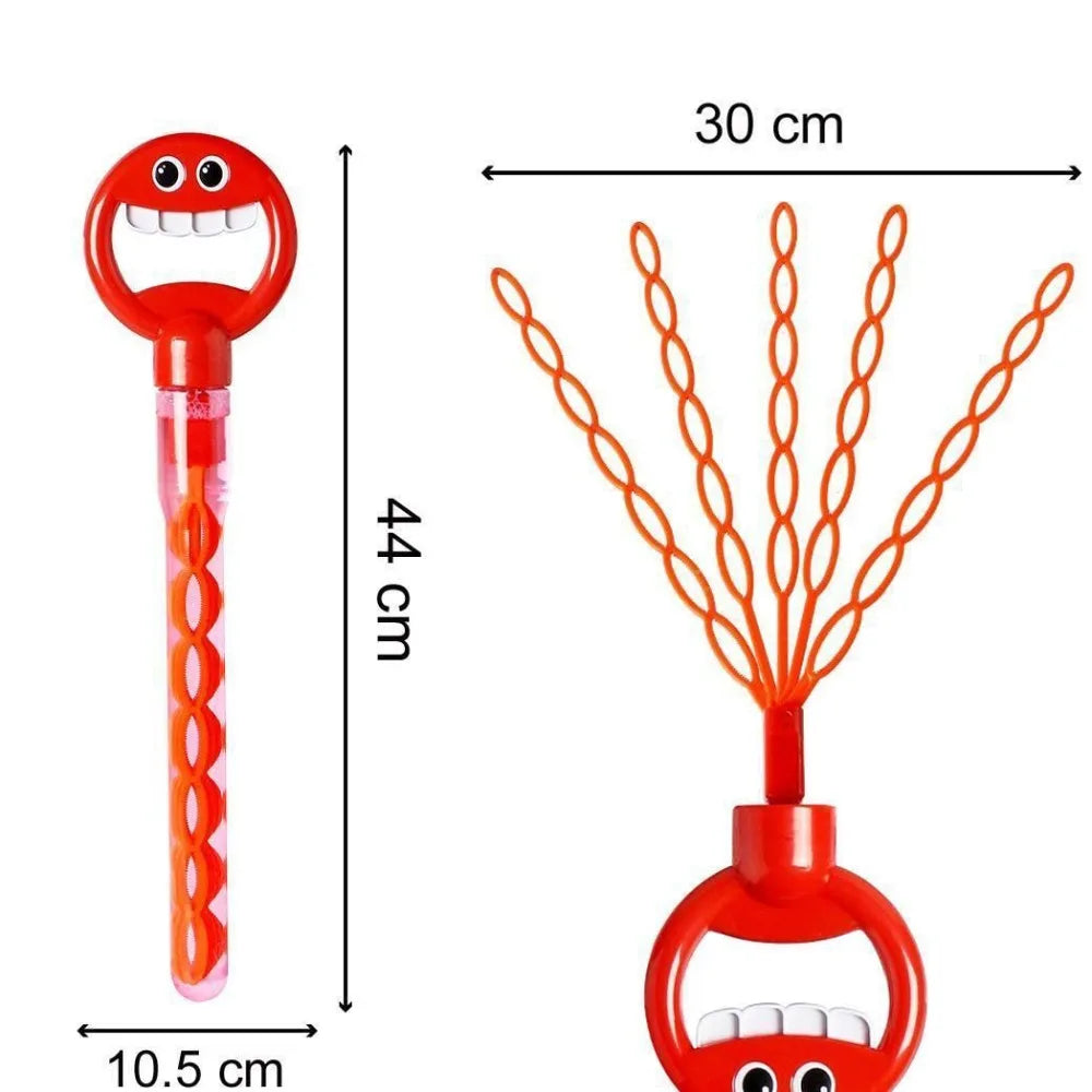 Fun 5-Claw Bubble Stick – Big Bubble Wands for Endless Outdoor Fun