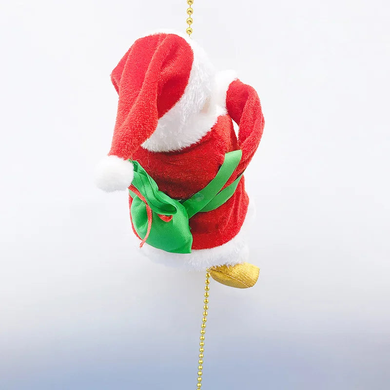 Climbing Santa Claus Electric Christmas Toy | Holiday Window Decoration & Unique Gift