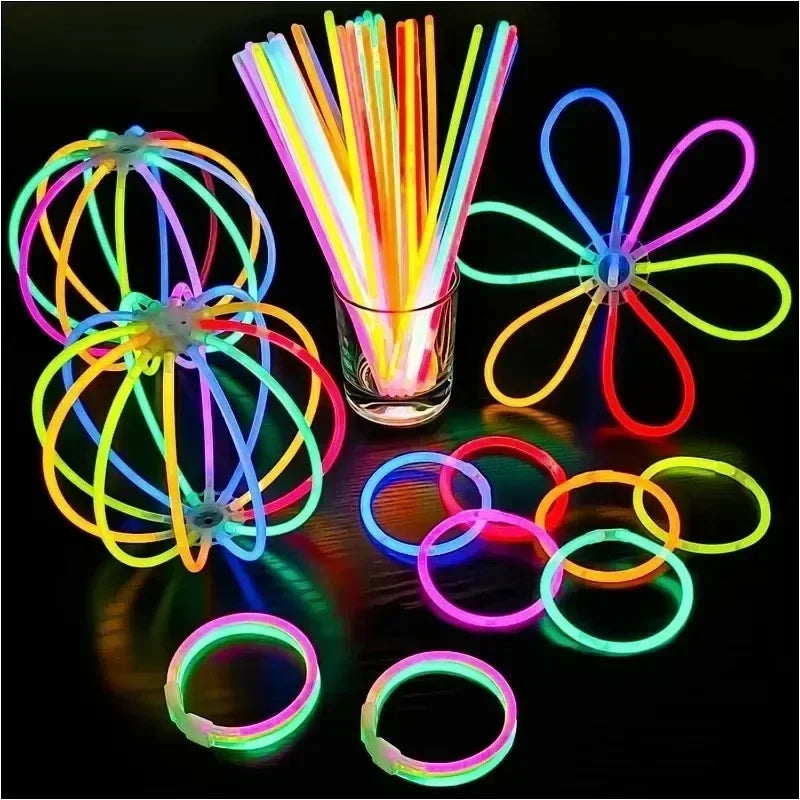 Luminous Glow Sticks – DIY Glowing Bracelets, Necklaces & Party Decor