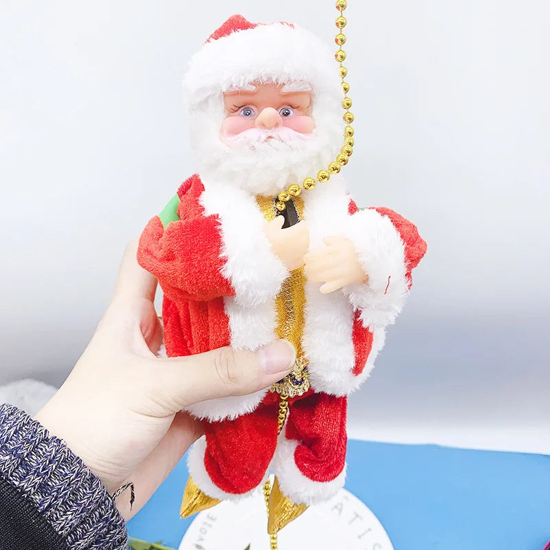 Climbing Santa Claus Electric Christmas Toy | Holiday Window Decoration & Unique Gift