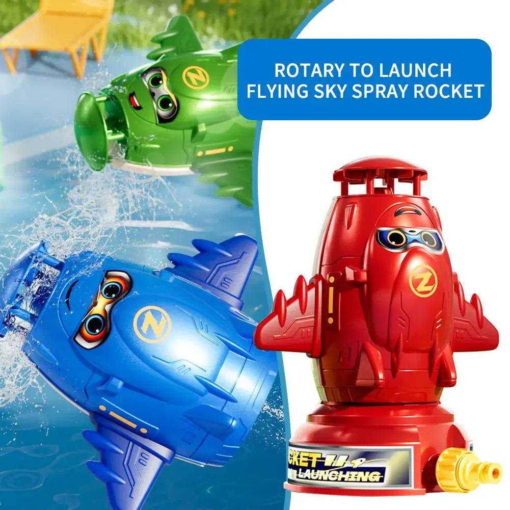 Water Rocket Launcher Sprinkler Toy – Outdoor Fun for Kids & Families