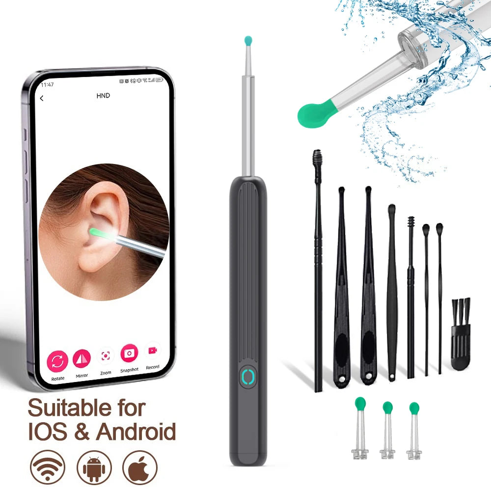 Wireless Visual Ear Wax Cleaner with HD Camera – Safe and Effective Ear Care Solution