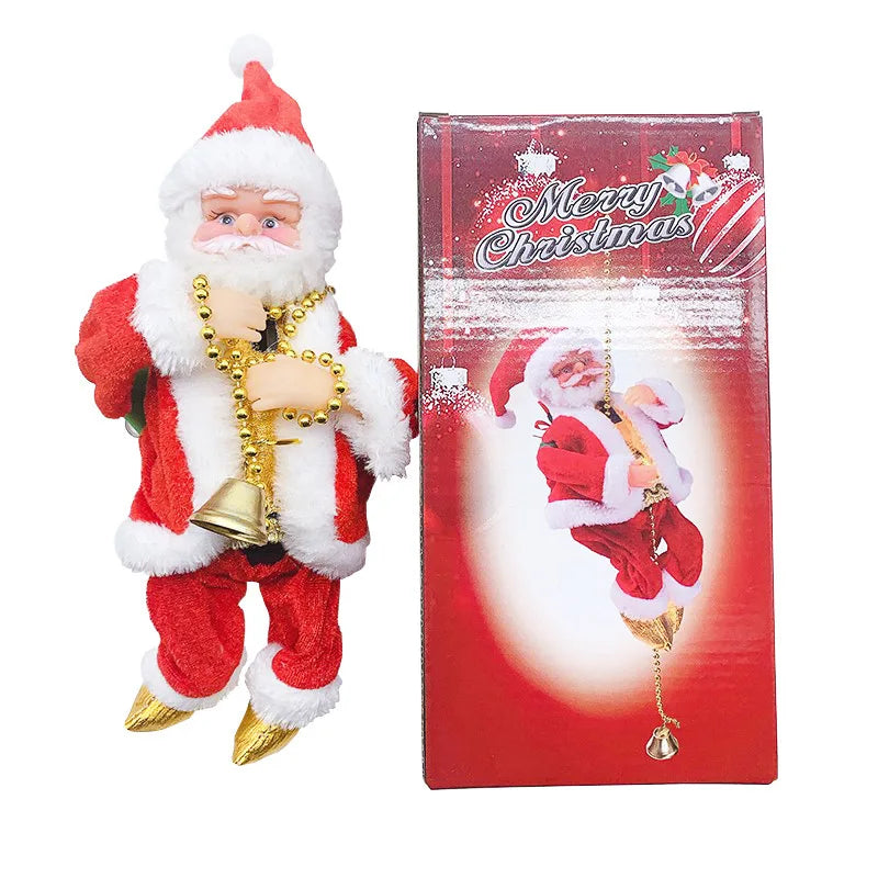 Climbing Santa Claus Electric Christmas Toy | Holiday Window Decoration & Unique Gift